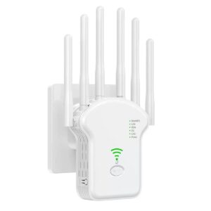 1200Mbps WiFi Repeater Wireless Signal Booster Dual Band WiFi Amplifier Router